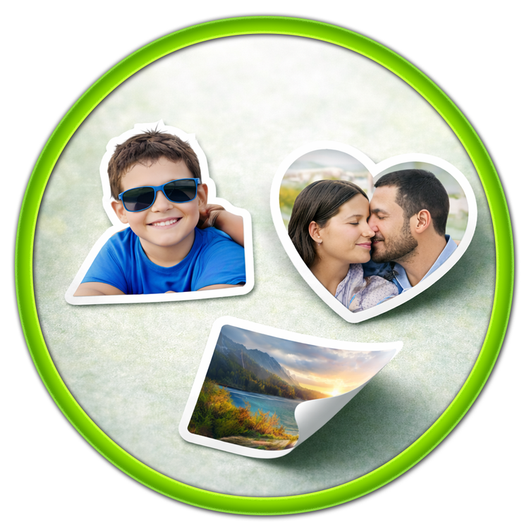Personalisierte Sticker