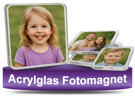 Acrylglas Foto Magnet  5×5 cm