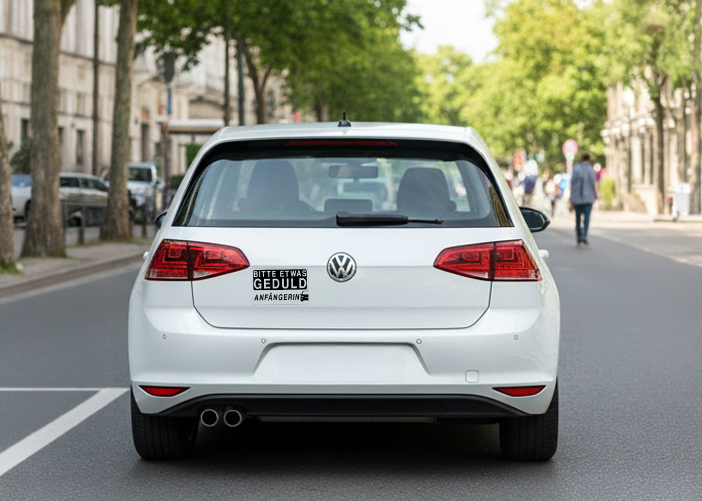 Anfängerin Autoaufkleber