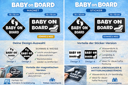 Baby on Board Sticker / Magnet