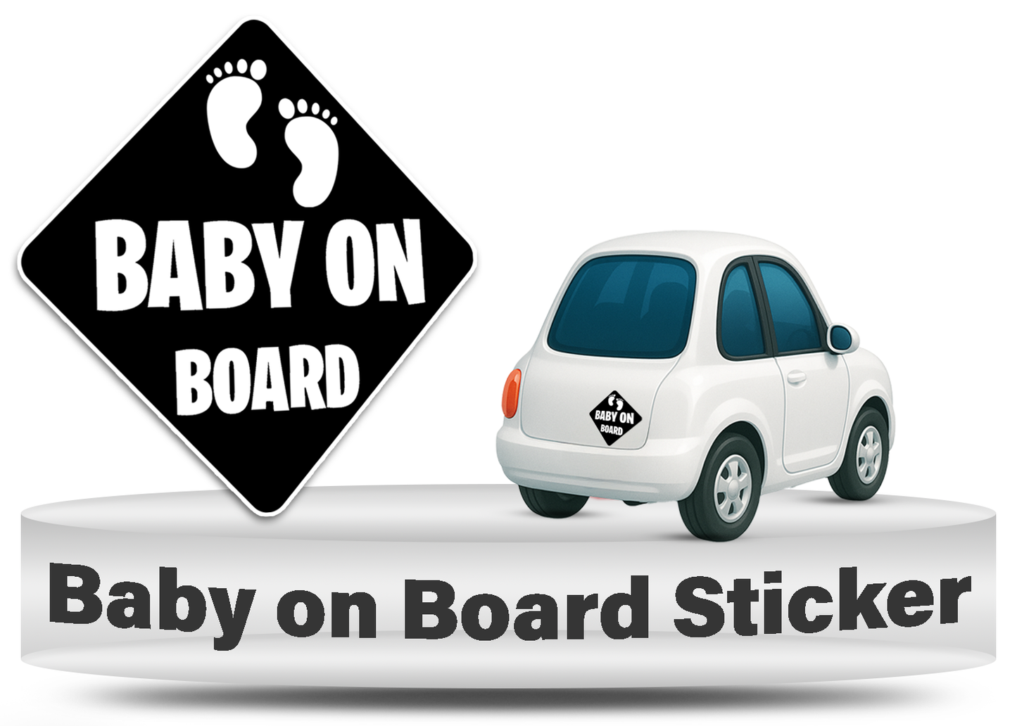 Baby on Board Sticker / Magnet