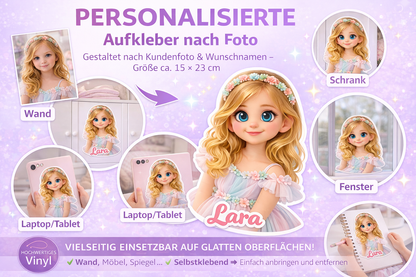 Personalisierter Wandaufkleber