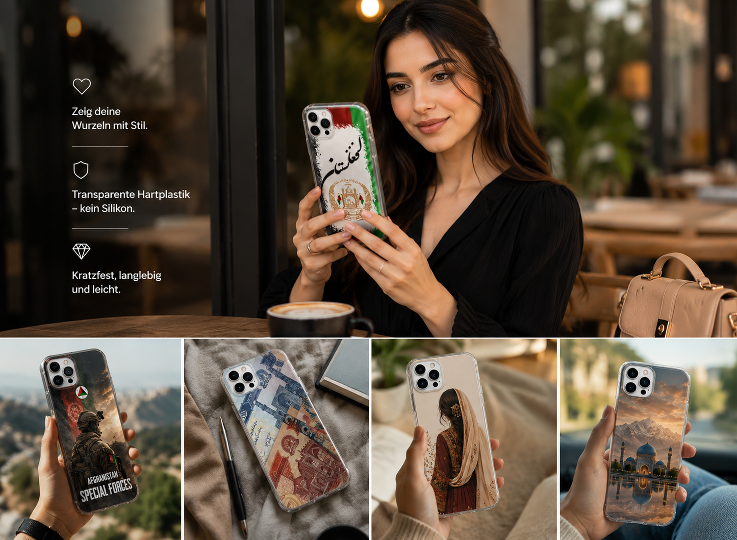 iPhone Handyhülle mit afghanischen Motiven
