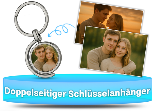 Personalisierter Foto-Schlüsselanhänger