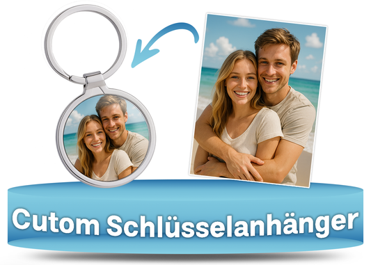 Personalisierter Foto-Schlüsselanhänger