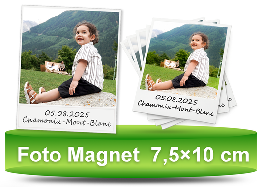 Fotomagnet 7,5×10 cm – 5er Pack