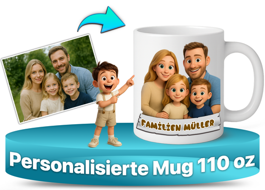 Personalisierte Mug 110 oz