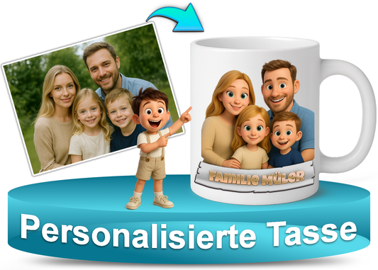Personalisierte Tasse 11oz/330ml