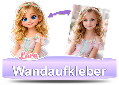 Personalisierter Wandaufkleber